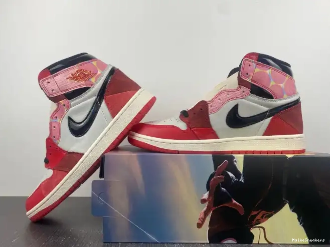MaikeSneakers OG DV1748-601 the Jordan High Spider-Man Across 1 Spider-Verse 0608